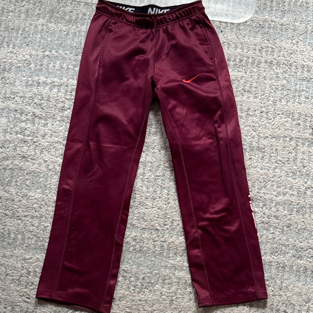 Nike •SMALL• Mens/Womens Burgundy Sweatpants